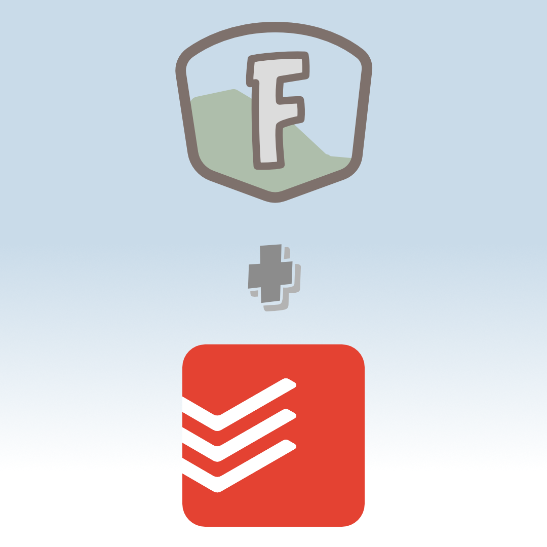 Cover image for post, displaying both Feed Ranger and Todoist icons